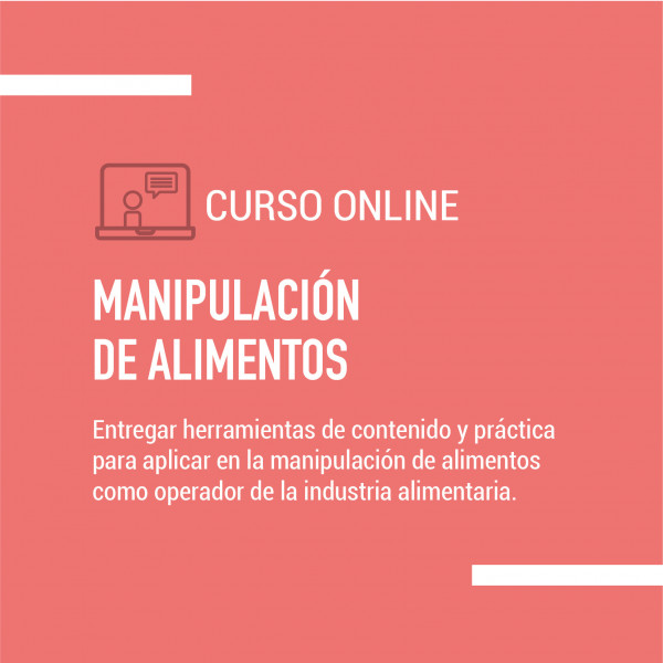 Curso online | Manipulación de alimentos nivel operadores