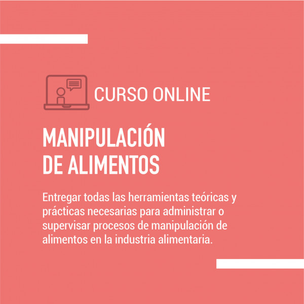 Curso online | Manipulación de alimentos nivel jefaturas