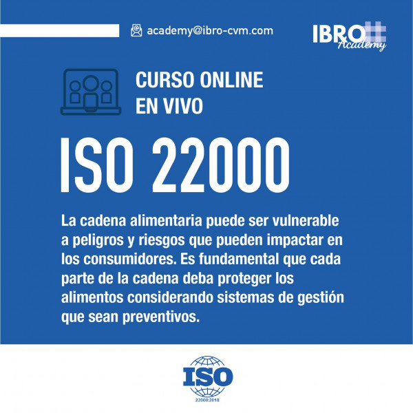 Formación de auditores internos en ISO 22000:2018