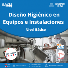 Curso en vivo | Diseño higiénico de equipos e instalaciones - Curso básico