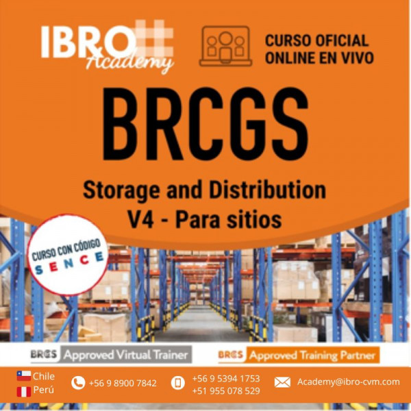 Curso Oficial | BRCGS Storage and Distribution V4 - Para sitios