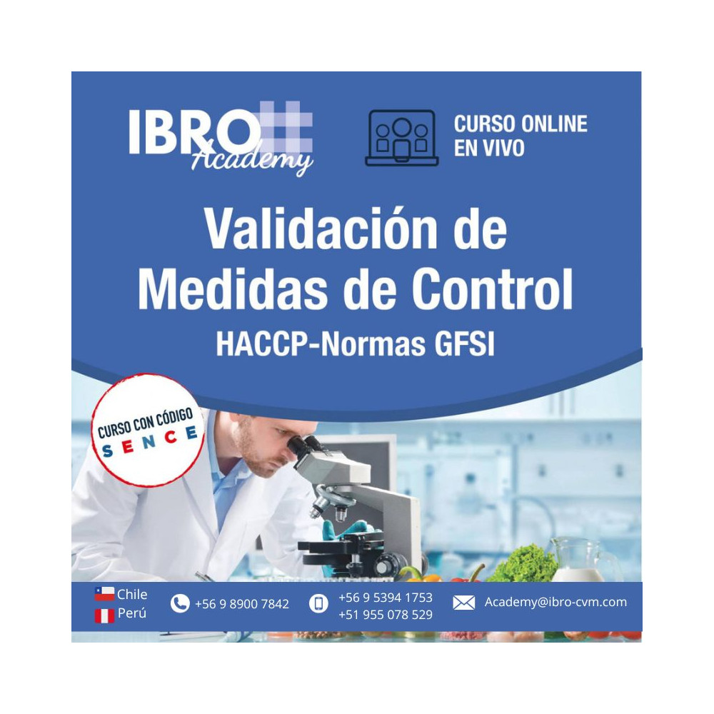 Validación de medidas de control HACCP