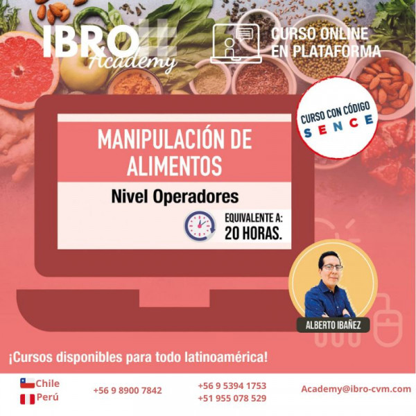 Curso online | Manipulación de alimentos nivel operadores