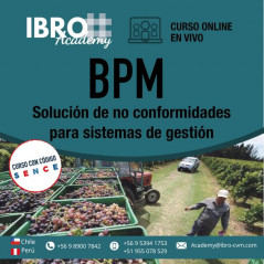 Curso online - en vivo | Solución de no conformidades
