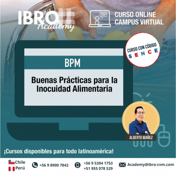 Curso online - en plataforma| Buenas Prácticas para la Inocuidad Alimentaria
