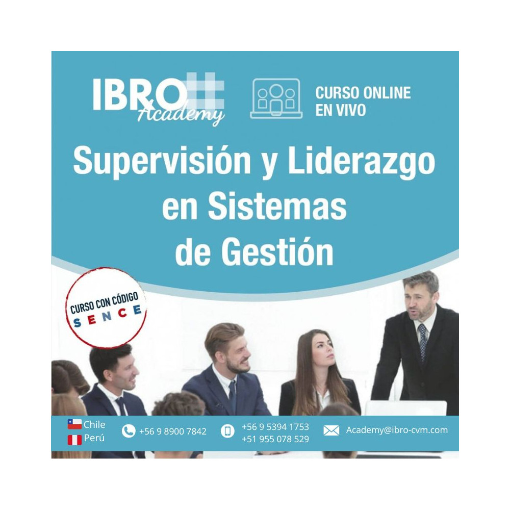 Curso en vivo | Supervisión y Liderazgo en Sistemas de Gestión
