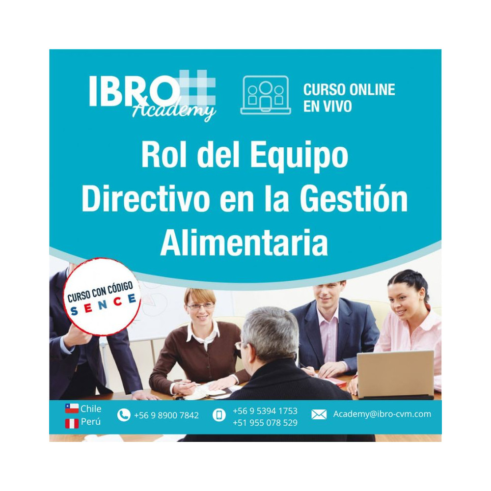 Curso en vivo | Rol del equipo directivo en la gestión alimentaria