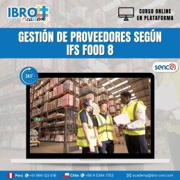Gestión de proveedores según IFS Food 8