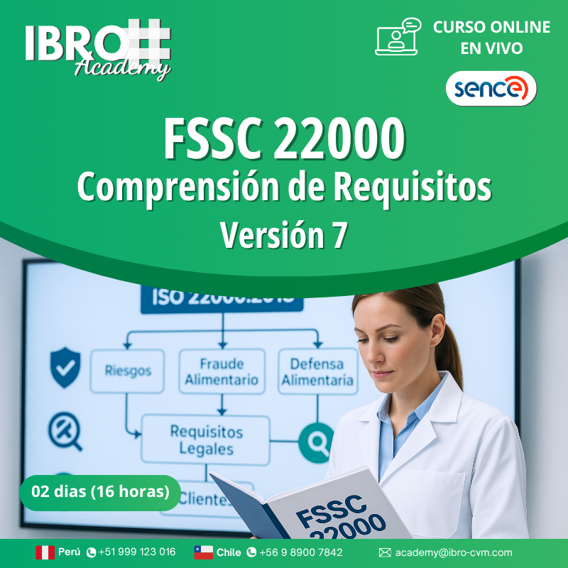 Curso online | FSSC 22000 Versión 5, fundamentos y aplicación